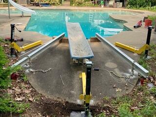 Pool Deck Concrete Leveling in Millis, MA