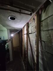 Leaning Foundation Wall Repair in Ashburnham, MA