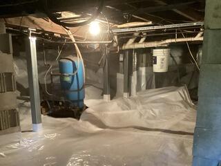 Wet Crawl Space Repair in Alton Bay, NH