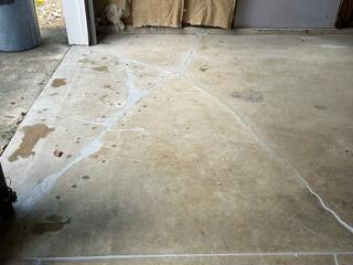 Cracked Garage Floor Repair in Andover, MA