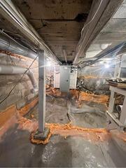 Crawl Space Encapsulation and Floor Support in Gloucester, MA