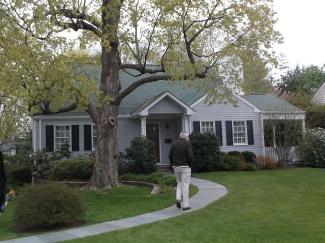 White Plains, NY - CertainTeed Independence Charcoal Black Asphalt Roof Replacement - Before Photo