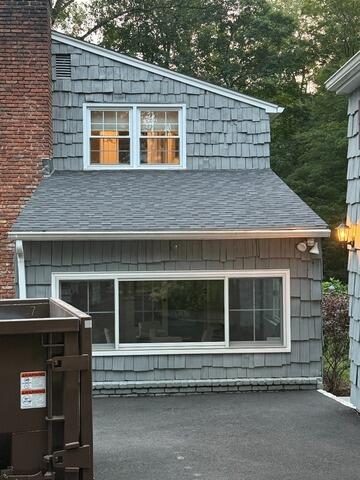 Ridgefield, CT Home Upgraded with IKO Dynasty Granite Black Shingles - After Photo