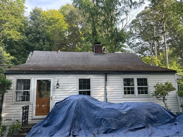 Westport, CT Home Protected with a New 50-Year Roof - Before Photo
