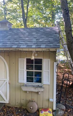 Seamless Shed Roof Match in Madison, CT - After Photo