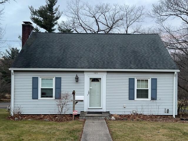 Leak Solved with a Beautiful IKO Dynasty Atlantic Blue & SBS Roof Replacement in Meriden, CT - Before Photo
