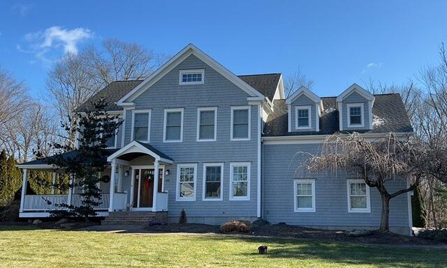 Orange, CT Roof Replacement - IKO Dynasty Granite Black - Before Photo