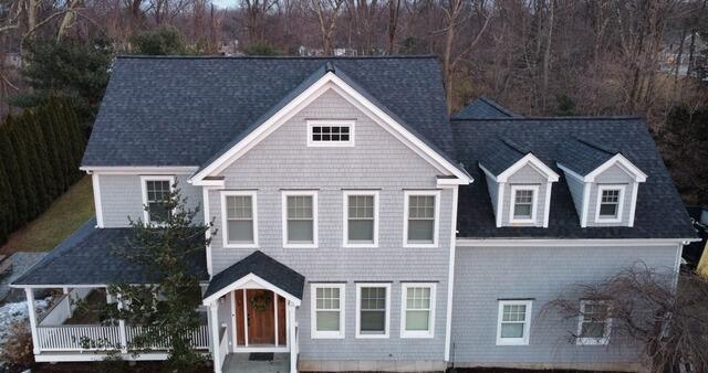 Orange, CT Roof Replacement - IKO Dynasty Granite Black - After Photo