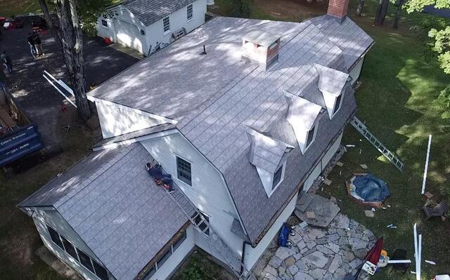 Old Cedar Shake to New Metal Roof in Bridgewater, CT - After Photo