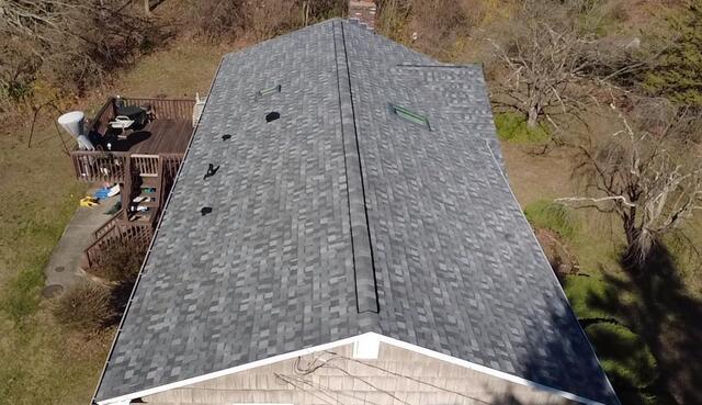 Roof Replacement in Shelton, CT. IKO Dynasty Summit Gray - After Photo