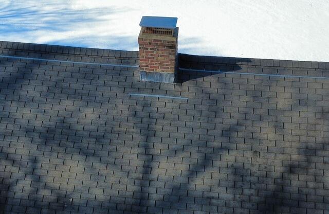 Monroe, CT Roof Replacement & Chimney Repair - Before Photo