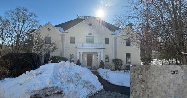 New Canaan, CT Roof Replacement, IKO Dynasty Driftshake Shingles - Before Photo
