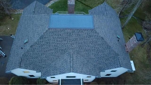 New Canaan, CT Roof Replacement, IKO Dynasty Driftshake Shingles - After Photo