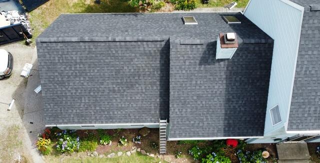 Bethany, CT Roof Replacement - Lichen and Algae Growth - After Photo