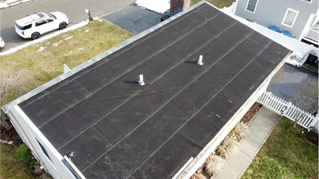 Before & After of Low-Slope Roofing in CT