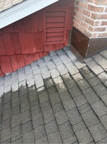 Moisture Issues on The Roof, Newtonw, CT - Before Photo