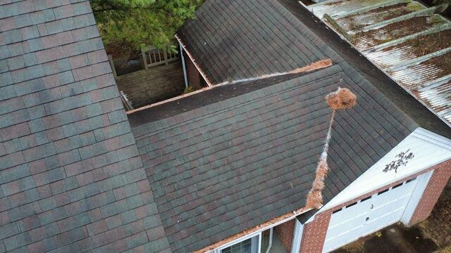 Roof Repair in Cheshire, CT - Before Photo