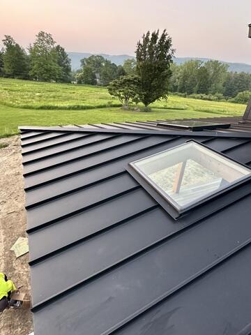 New Construction Metal Roof in Lakeville, CT - After Photo