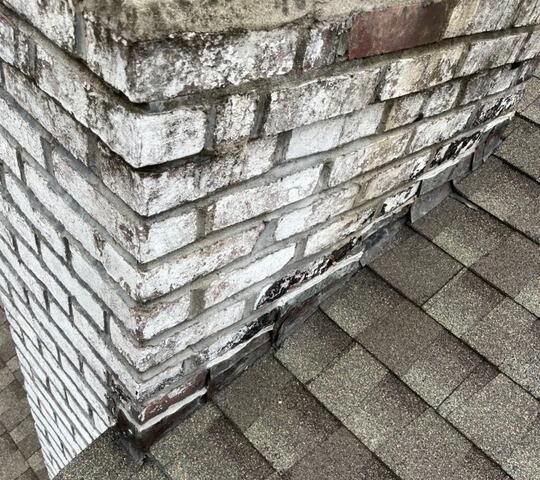 Roof & Chimney Leak Repair in Woodbridge, CT - Before Photo