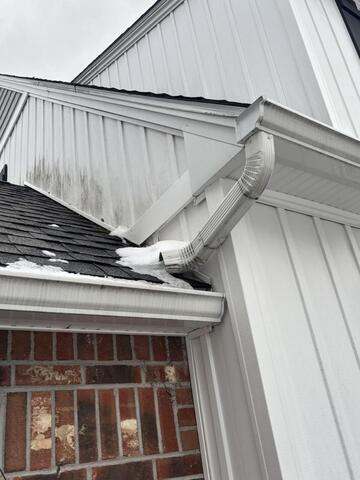 Gutter Installation in Farmington, CT - Before Photo