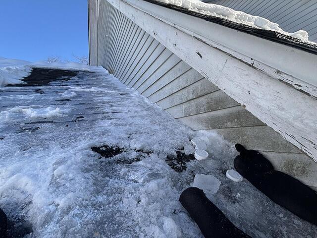 Roof Repair in Newtown, CT - Before Photo