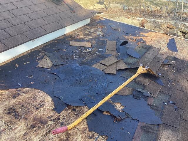 Flat roof Repair in Bridgeport, CT - Before Photo