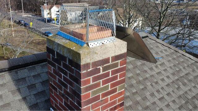Chimney Repair in Ansonia, CT - Before Photo