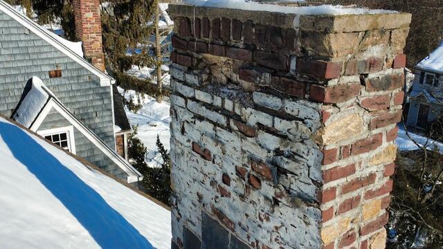 Chimney Installation in Hamden, CT - Before Photo