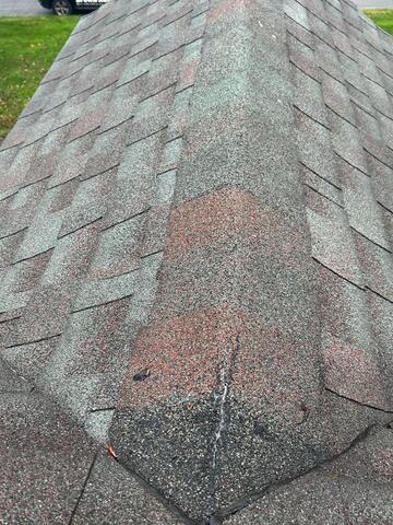 Roof Replacement in Newtown, CT - Before Photo