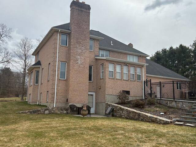 Gutter Installation in Woodbury, CT - Before Photo