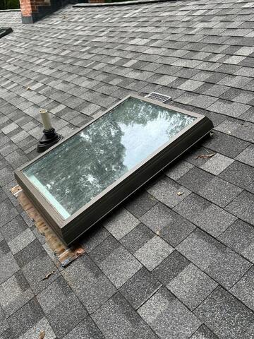 Roof Repair in Woodbridge, CT - Before Photo