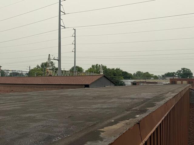 Flat Roof Replacement in Stratford, CT - Before Photo