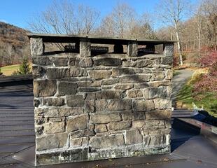Chimney Repair and Copper Flashing in Kent, CT