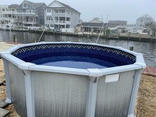 Toms River, NJ Round Above Ground Pool Installation