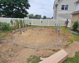 Above-Ground Pool Install in South River, NJ