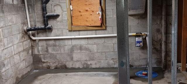 Waterproofing a Basement in Hyde Park, NY - After Photo