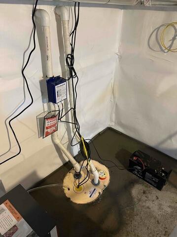 Preventing Two Inches of Water from Flooding a Basement in Cornwall, NY