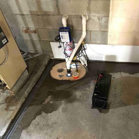 Installing a TripleSafe Sump Pump System in Beacon, NY