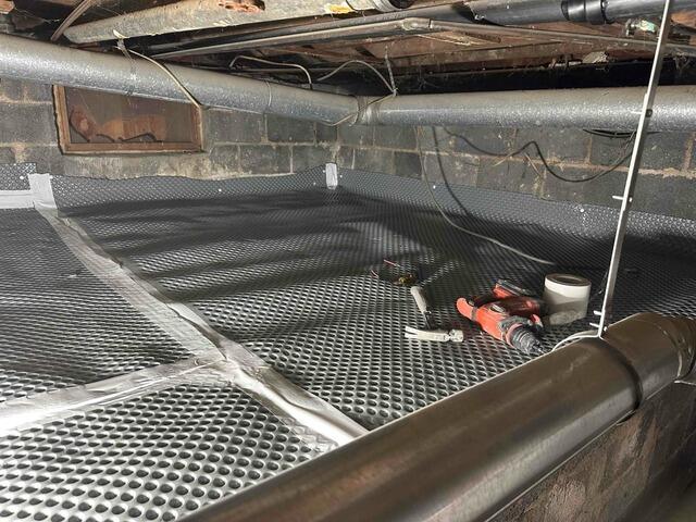 Sealing Off a Crawl Space in Middletown, NY