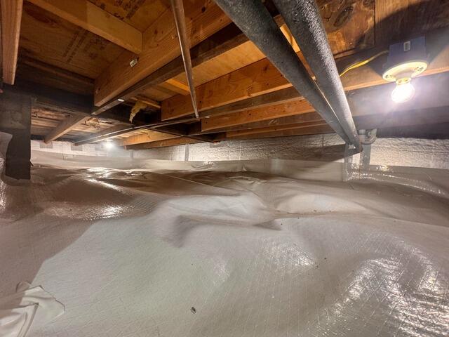 Encapsulating and Insulating a Crawl Space in New Windsor, NY - After Photo