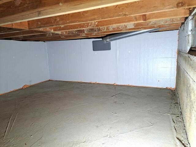 Insulating a Crawl Space in Walden, NY - After Photo