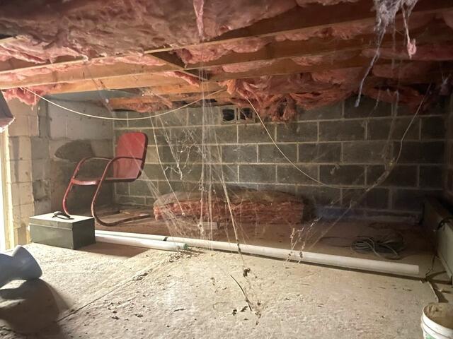 Insulating a Crawl Space in Walden, NY - Before Photo