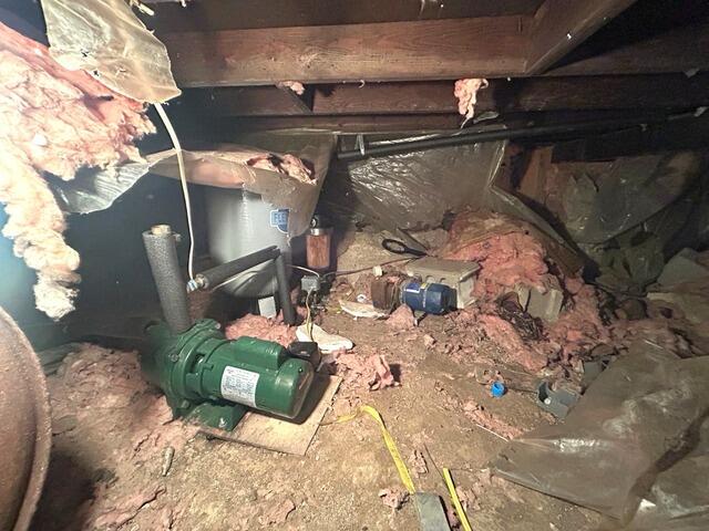 Encapsulating and Insulating a Crawl Space in Warwick, NY - Before Photo