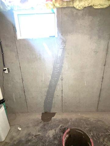 Sealing a Leaky Wall Crack in Middletown, NY - After Photo