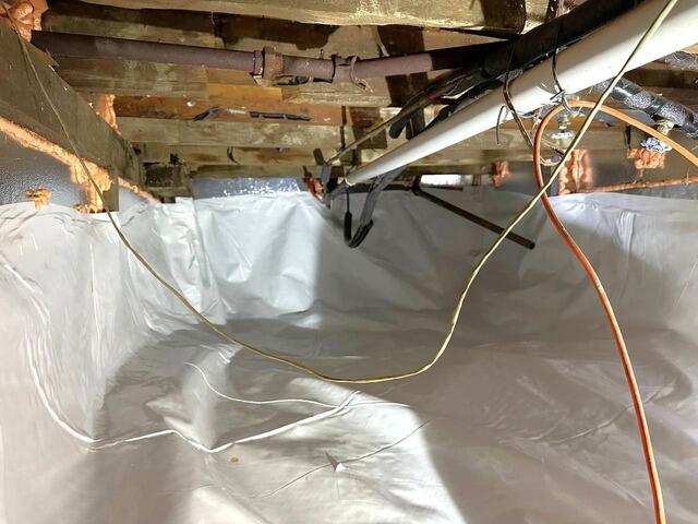 Encapsulating a Dirt Crawl Space in Goshen, NY - After Photo