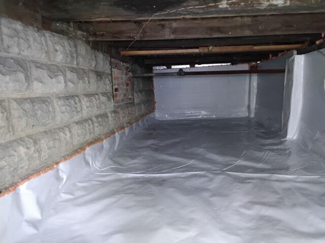 Encapsulating and Insulating a Crawl Space in Cornwall, NY - After Photo
