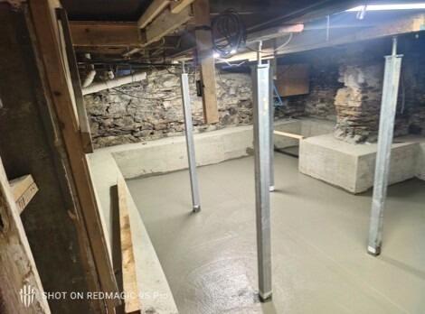 Stabilizing a Basement in Kingston, NY - After Photo