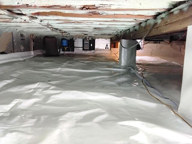 Creating a Dry and Healthy Crawl Space in Olivebridge, NY - After Photo