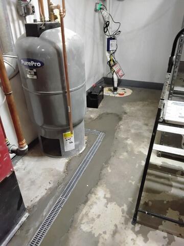 Waterproofing a Basement in Campbell Hall, NY - After Photo