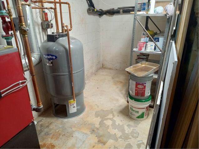 Waterproofing a Basement in Campbell Hall, NY - Before Photo